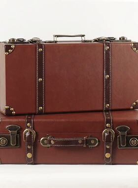 皮箱摄影影楼道具仿古风格