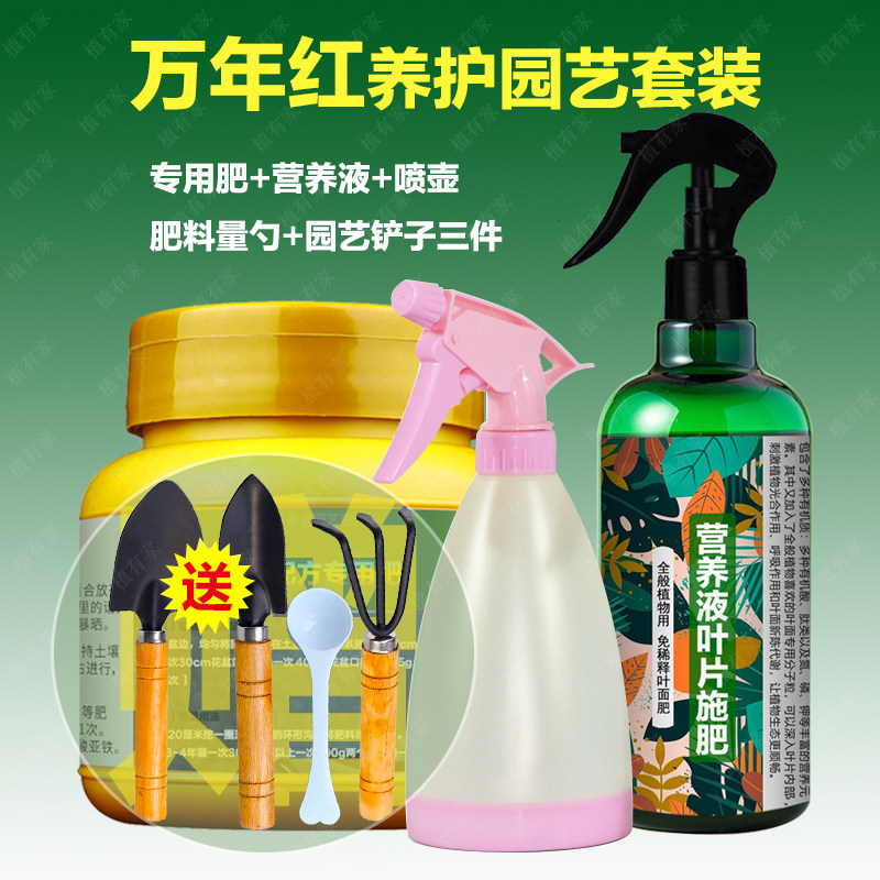 万年红专用肥料养殖专用土养护营养液吉利红花盆栽喷剂叶面肥肥料,淘宝优惠券,粉丝福利购,淘宝优惠卷