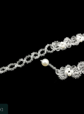 温柔风缠绕仙气小众设计锁骨链