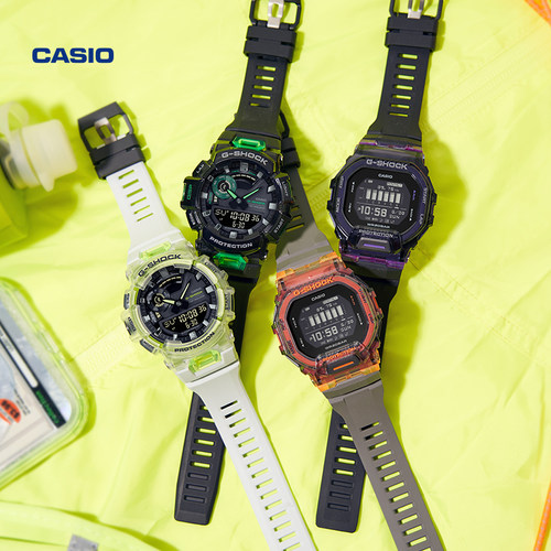 [专供]卡西欧旗舰店小方块GBD-200SM男女款手表学生初高中g-shock - 图0