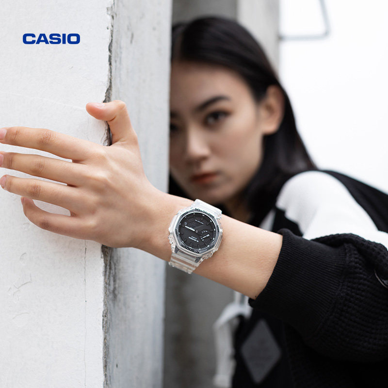 卡西欧海外旗舰店GA-2100SKE电子手表男女款官网官方正品 G-SHOCK 卡西欧海外旗舰店GA-2100SKE电子手表男女款官网官方正品 G-SHOCK