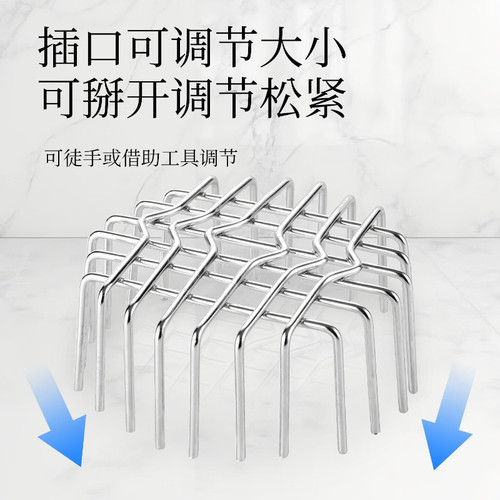 不锈钢快装通风口排气管排烟管浴霸洞口防护网卫生间管道防堵网 - 图2
