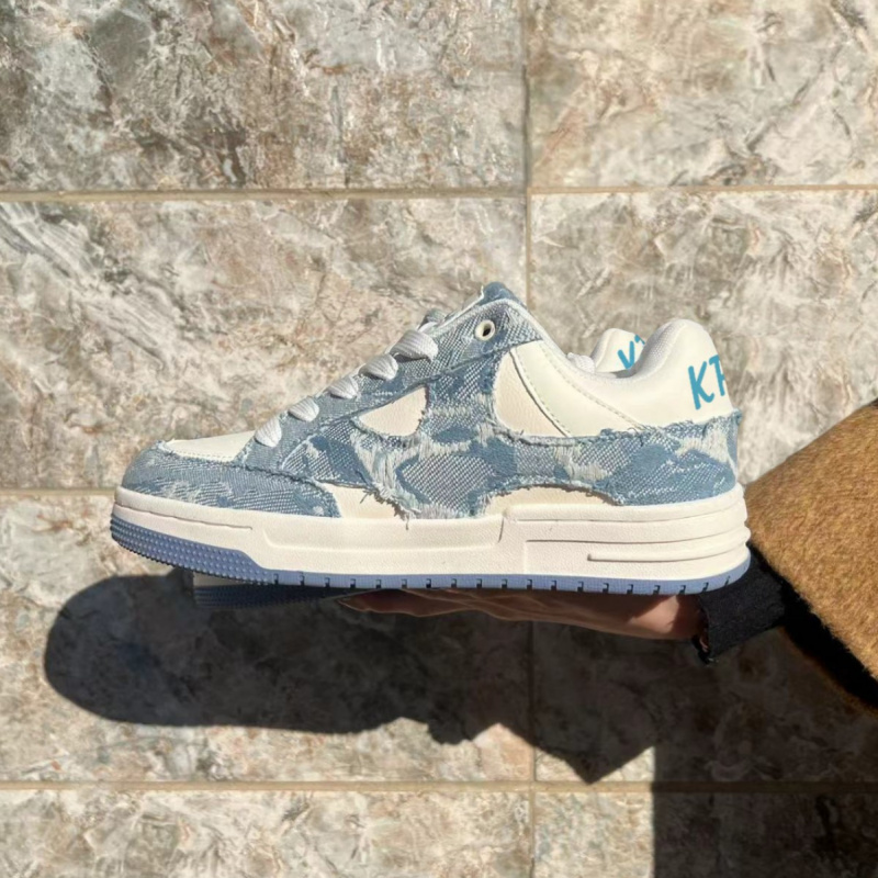 混的人鞋子小众滑板鞋男女款夏季学生百搭休闲情侣潮流美式德训鞋 - 图3