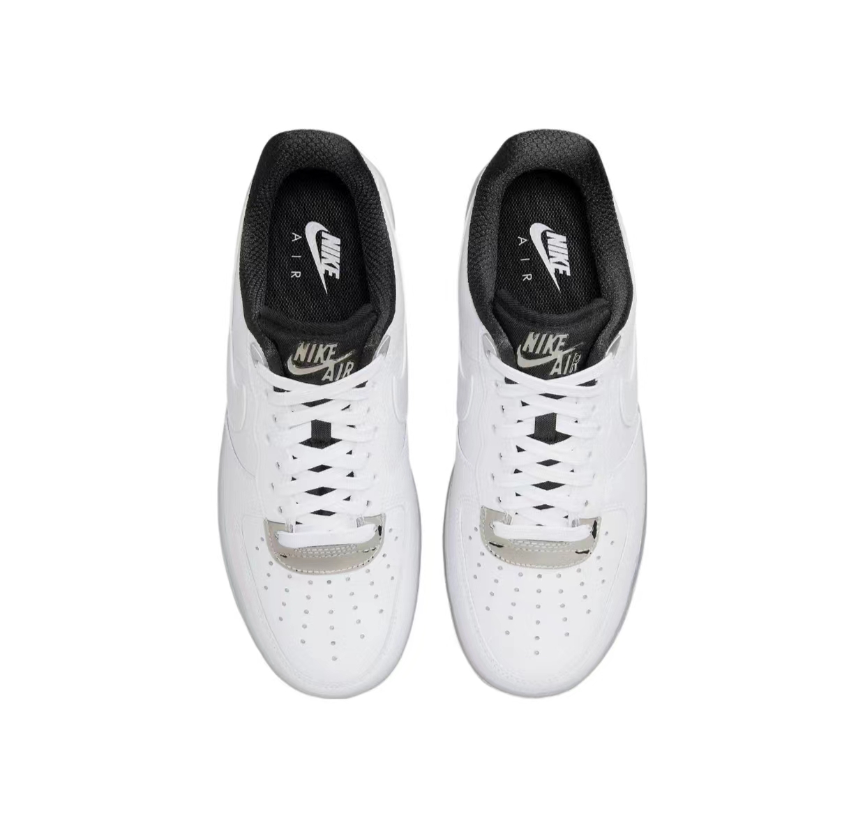 NikeAirForce1Low''WhitChrome''防滑耐磨低帮板鞋女款DX6764-100-图1