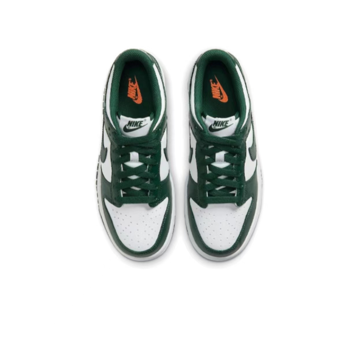 Nike Dunk Low Varsity Green潮流百搭休闲板鞋GS白绿CW1590-102 - 图1