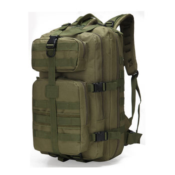 3P bag attack tactical backpack military fan outdoor mountaineering bag multi-functional waterproof camouflage bag 35L ຂະຫນາດກາງ