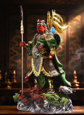 武财神关公神像摆件公司关二爷