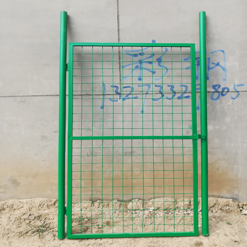 铁丝网门简易围栏门护栏栅栏门仓库车间隔离铁网门折叠防护果园门