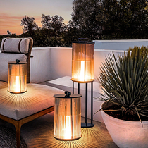 Villa Solar Lamp Courtyard Lamp Outdoor Waterproof Landscape View Lamp Art Garden Light Outdoor Grass Terrace Light Floor Lamp