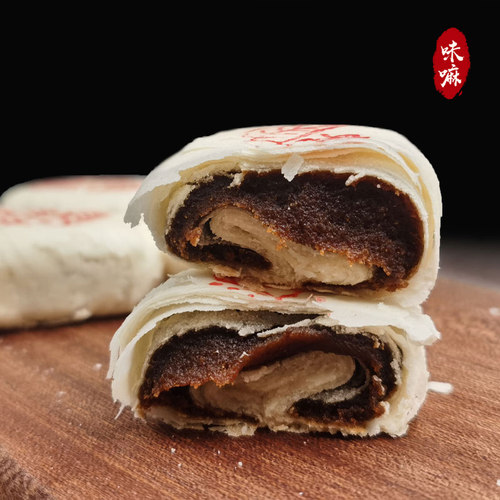 枣泥卷酥饼白皮津味糕点心手工传统老式红枣小吃零食北京天津特产 - 图2