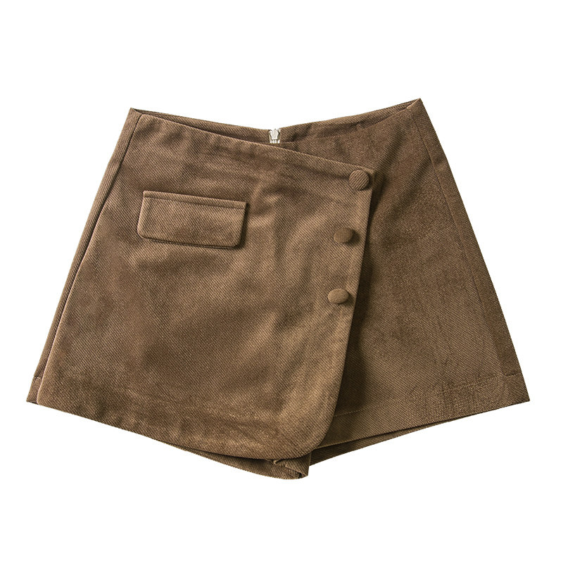 a字高腰2020新款韩版宽松显瘦短裤 法玳休闲裤