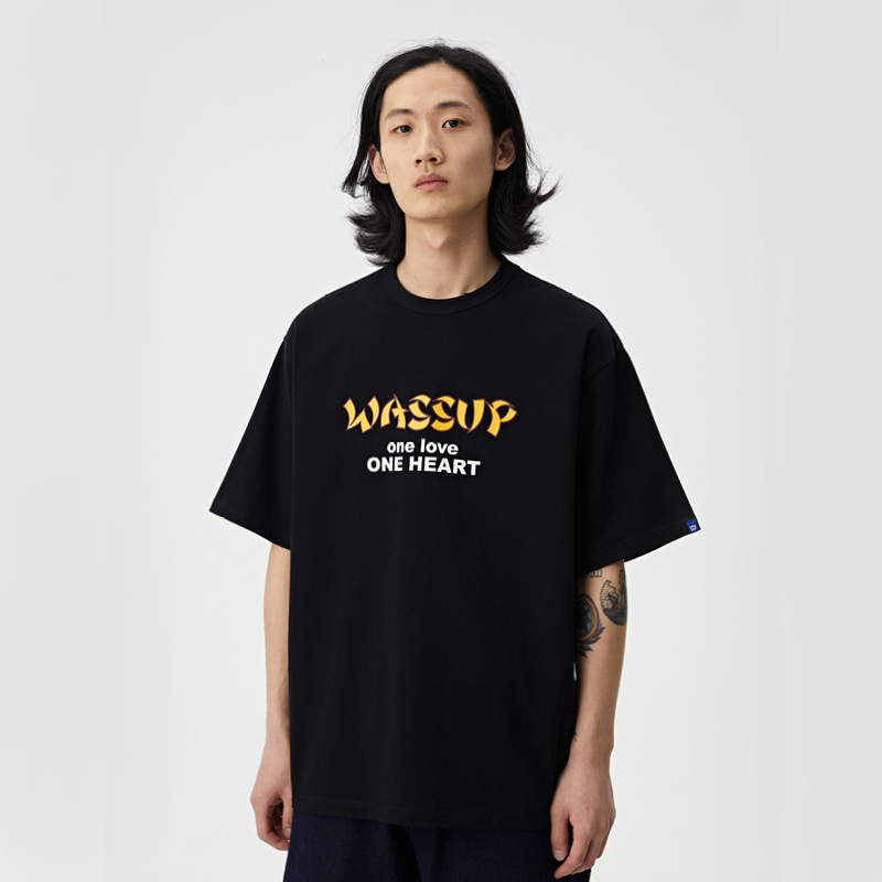 恤短袖宽松男装衣服潮流打底衫 官方夏季新款 wassup2020ss t 恤短袖宽松男装衣服潮流打底衫 官方夏季新款 wassup2020ss t