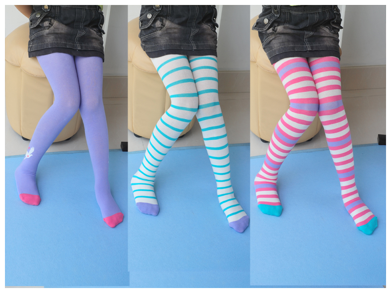 童装英国MOTHERCARE儿童宝宝纯棉裤袜女童婴儿连裤袜条纹打底裤袜 - 图0