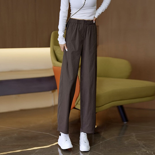 Winter velvet spring and autumn bud pants for women 2025 new style