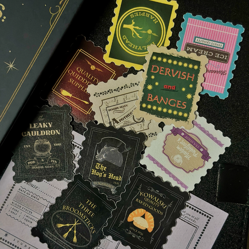 【现货】巫师网红店铺以及热门魁地奇球队 邮票形贴纸 同人周边,淘宝优惠券,粉丝福利购,淘宝优惠卷
