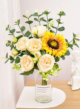 花儿恋绢布花玫瑰手札花好品质