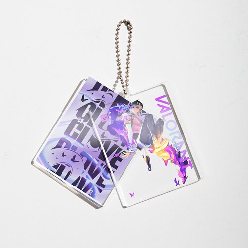 无畏契约暮蝶婕提英雄亚克力挂件瓦罗兰特周边双片钥匙扣VALORANT - 图1