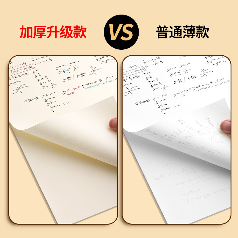 晨光空白分区草稿本学生专用草稿纸初中生用加厚数学考研专用演算纸大学生用高中生护眼打草纸分区草稿本,淘宝优惠券,粉丝福利购,淘宝优惠卷