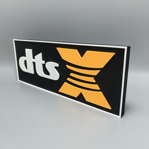 DTSX标志立牌数字化影院音响logo周边3D打印创意模型立体装饰摆件 - 图3