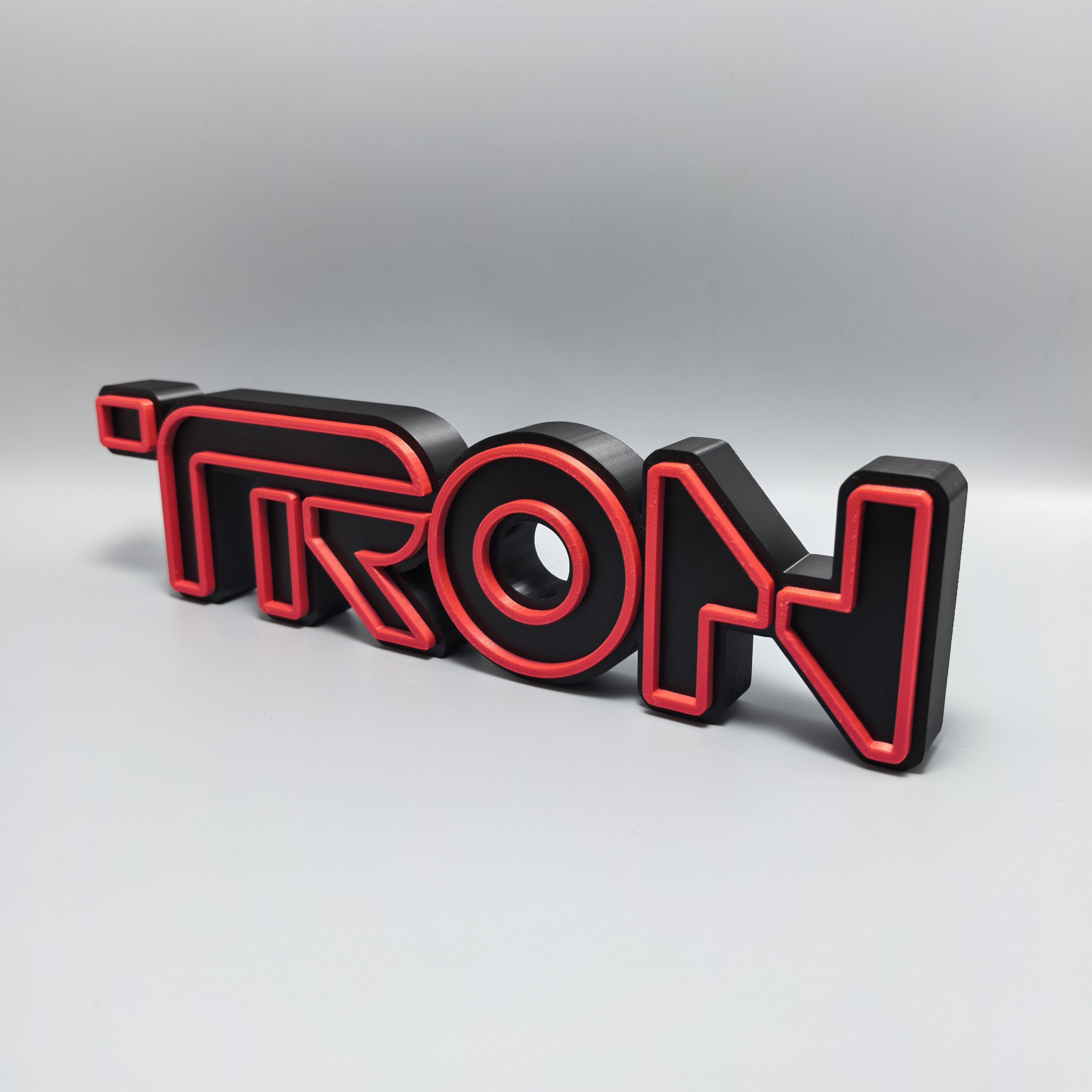 波场TRON标志立牌摆件logo招牌子3D打印创意字模型墙桌面布置装饰,淘宝优惠券,粉丝福利购,淘宝优惠卷