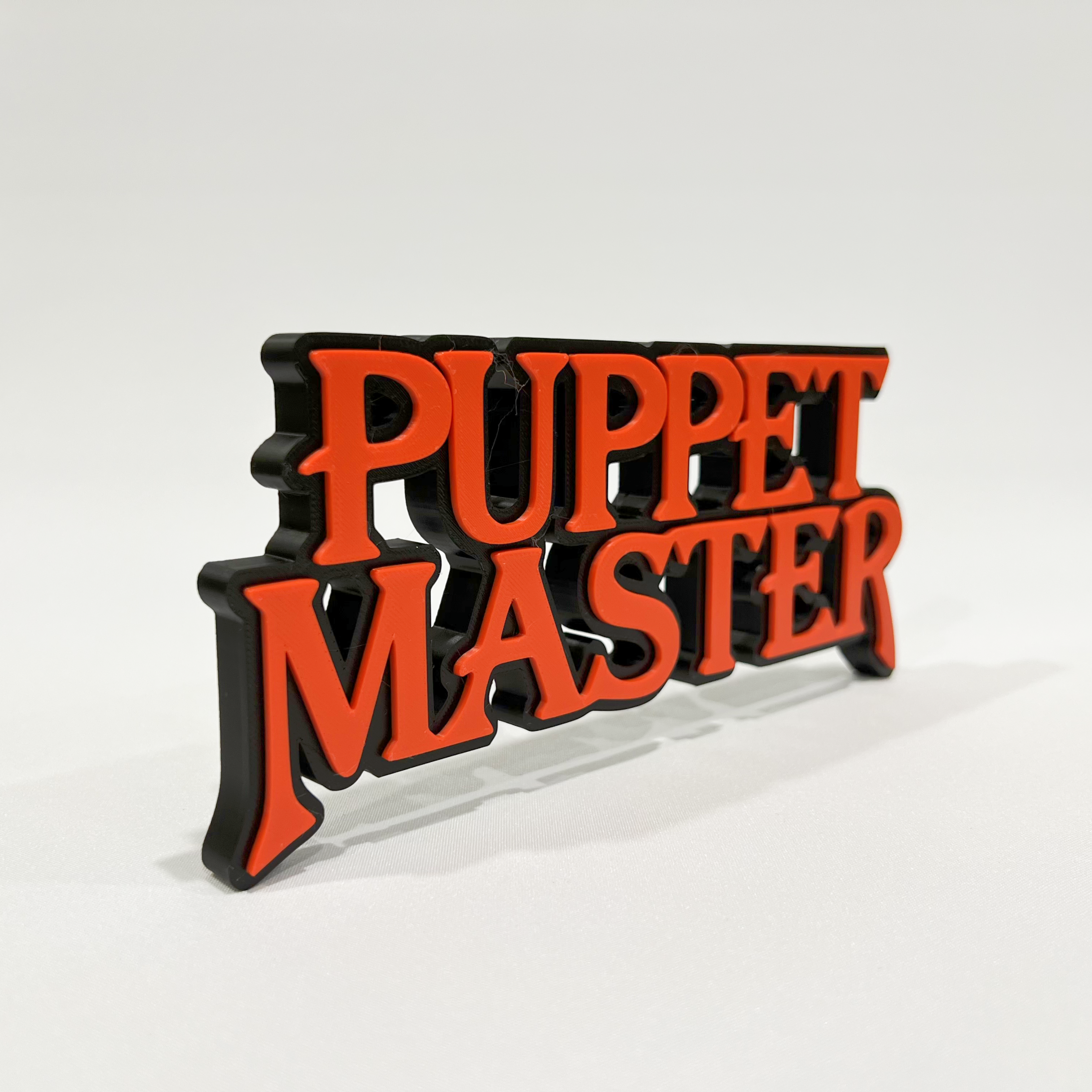 Puppet Master字体立牌木偶大师游戏周边3D打印logo创意模型漫威 - 图1