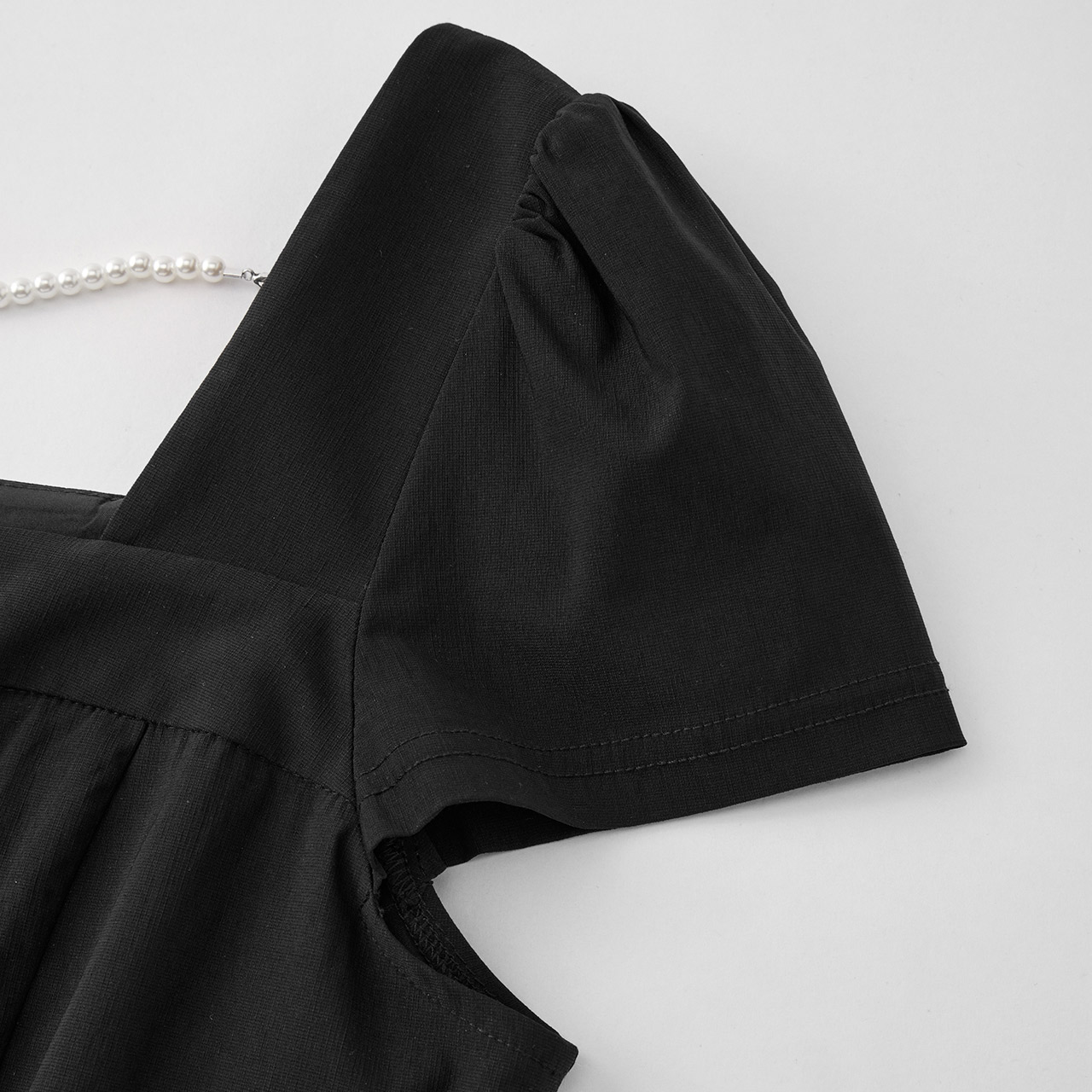 IEF/爱依服【微胖】大码女装2025夏季新款法式名媛气质感连衣长裙 - 图2