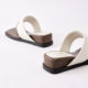 Aiyifu Sandals 2026 Summer ແບບໃຫມ່ແບບຝຣັ່ງ Commuting Versatile Flip-Toe Square Toe Slippers Flat