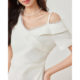 Aiyifu Skirt 2026 Summer ແບບໃຫມ່ແບບຝຣັ່ງ Commuting Style Feminine Sloping Shoulder Slim Dress