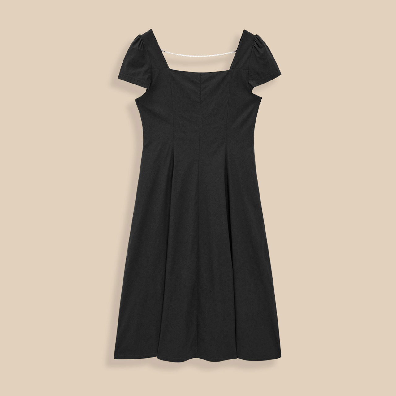 IEF/爱依服【微胖】大码女装2025夏季新款法式名媛气质感连衣长裙 - 图0