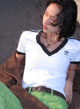 Picnique 复古天然石爱心项链 古金古银黑玛瑙红纹石项链