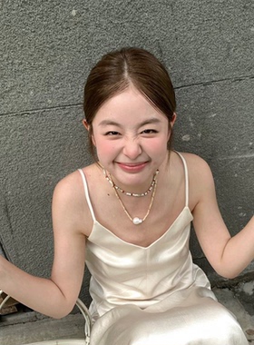 Perry 金晨同款北海道项链手链红玛瑙淡水珍珠时尚度假风锁骨链女