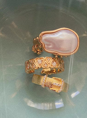 lhwindsor温莎珠宝ins心形叠戴