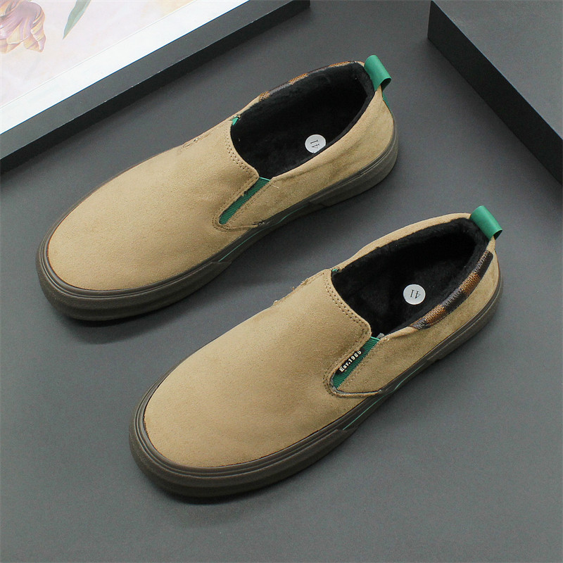 冬季棉鞋2024新款加绒二棉男鞋低帮保暖布鞋厚底不系带休闲鞋男款,淘宝优惠券,粉丝福利购,淘宝优惠卷