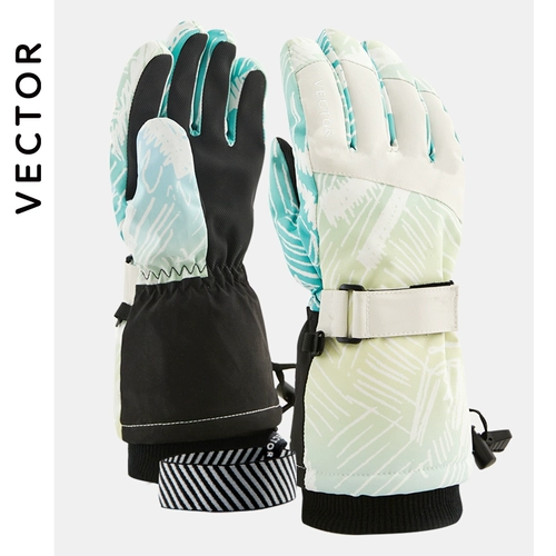 Детские лыжные водонепроницаемые перчатки, удерживающий тепло дорожный комплект для мальчиков, цвет, подходит для подростков