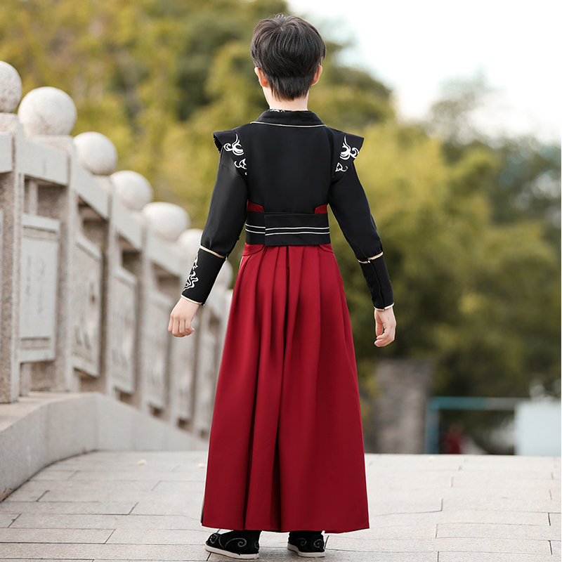 男童唐装冬季男孩中国风童装汉服 洛芳菲汉服