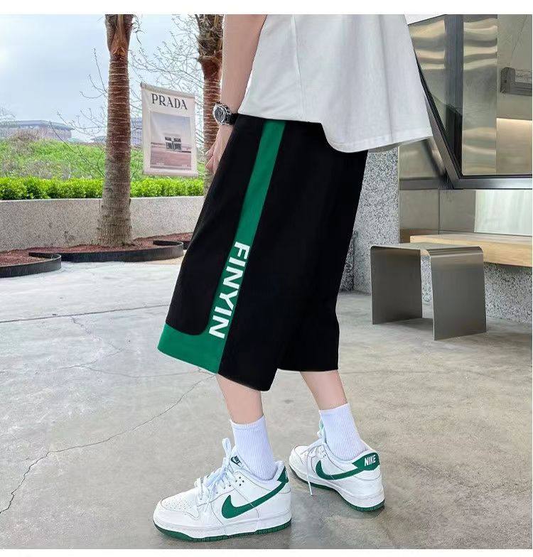 300斤阔腿裤男七分裤胖子加肥大码宽松学生百搭夏季短裤港风ins潮,淘宝优惠券,粉丝福利购,淘宝优惠卷