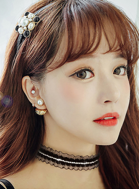 choker甜美风蕾丝透气项圈锁骨链