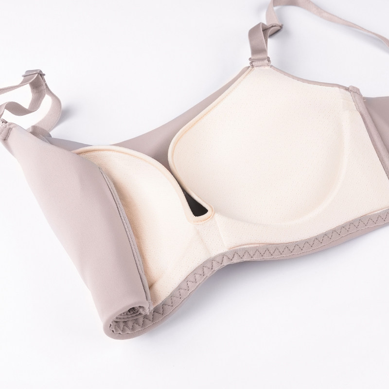 无痕薄款防走光白色无钢圈裹胸 美满欣内衣文胸