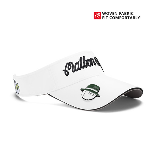 高尔夫球帽男女款空顶帽子防紫外线遮脸运动户外太阳帽遮阳网球帽 - 图2