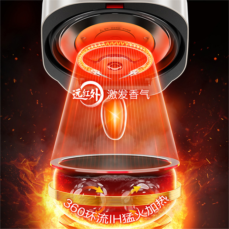 苏泊尔SF40HC0907电饭煲IH本釜智能家用多功能4L升远红外IH电饭锅,淘宝优惠券,粉丝福利购,淘宝优惠卷