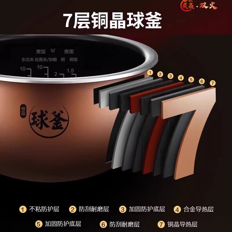 苏泊尔IH加热电饭煲SF40HC0900家用多功能4L大容量球釜智能电饭锅,淘宝优惠券,粉丝福利购,淘宝优惠卷