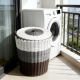 Bathroom Dustproof Large Capacity Dirty Clothes Basket with Cover
