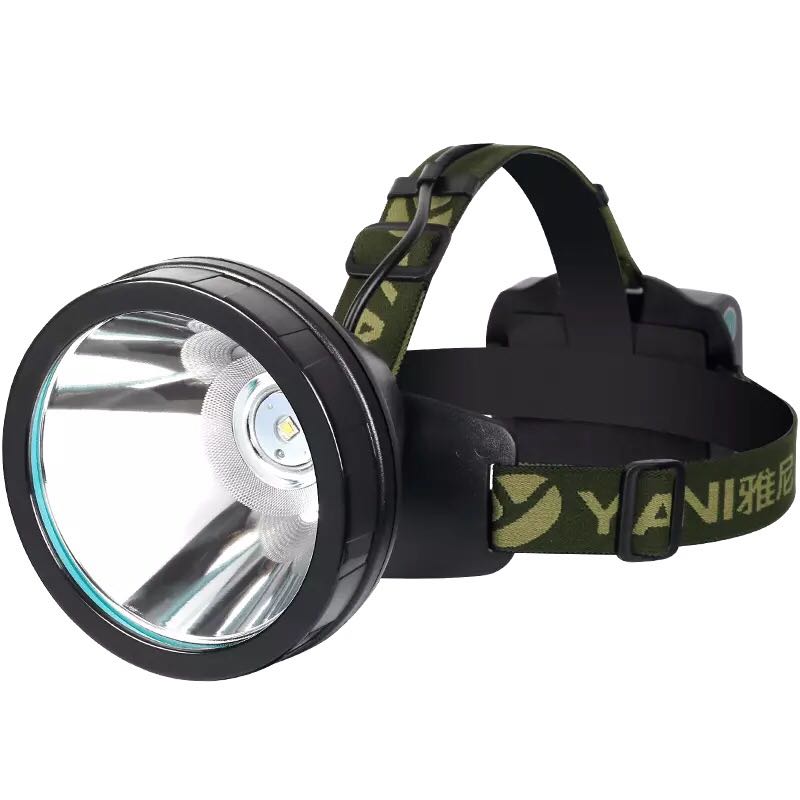 雅尼7736T头灯强光充电超亮远射头戴式电筒户外超长续航矿灯黄光 - 图0