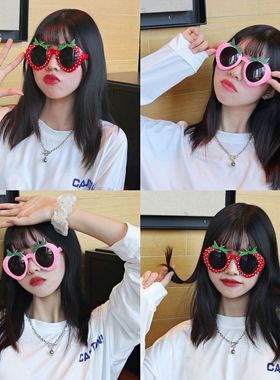 搞怪生日派对眼镜水果造型墨镜女