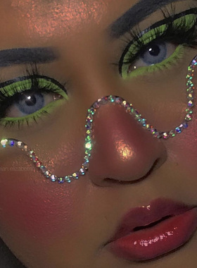 个性网红纯欲拍照无镜片装饰眼镜