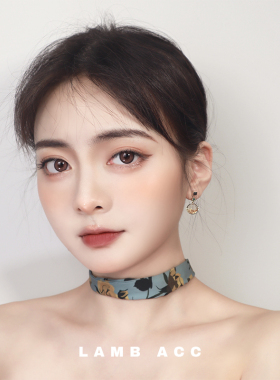 法式莫兰迪祖母绿s925银针耳环