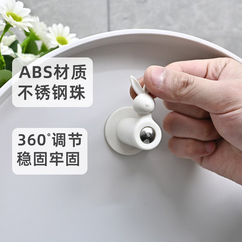 马桶盖掀开固定神器防掉落挂钩马桶圈立不住合不上往下掉夹子卡扣 - 图0