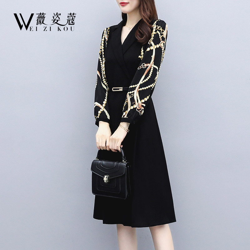 秋款女秋装2020年新款气质连衣裙 薇姿蔻连衣裙