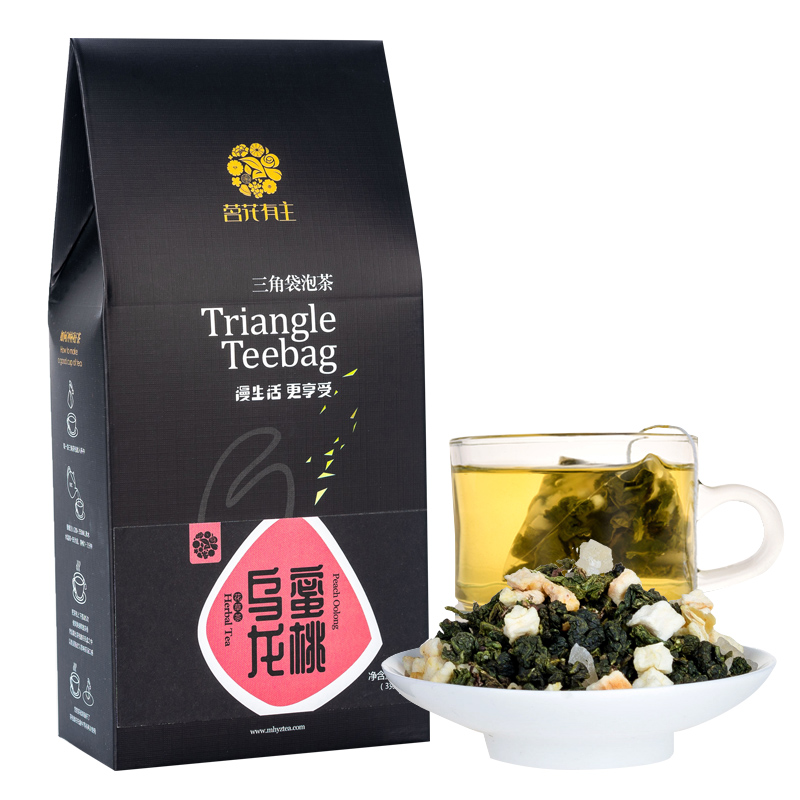 茗花有主蜜桃乌龙茶白桃茶茉莉绿茶玫瑰花茶组合泡水果茶包冷泡茶