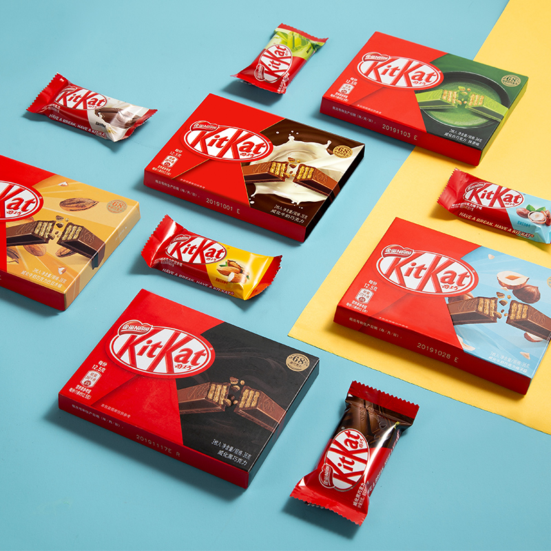 kitkat雀巢奇巧小黄人小黄盒巧克力 kitkat雀巢奇巧黑巧克力